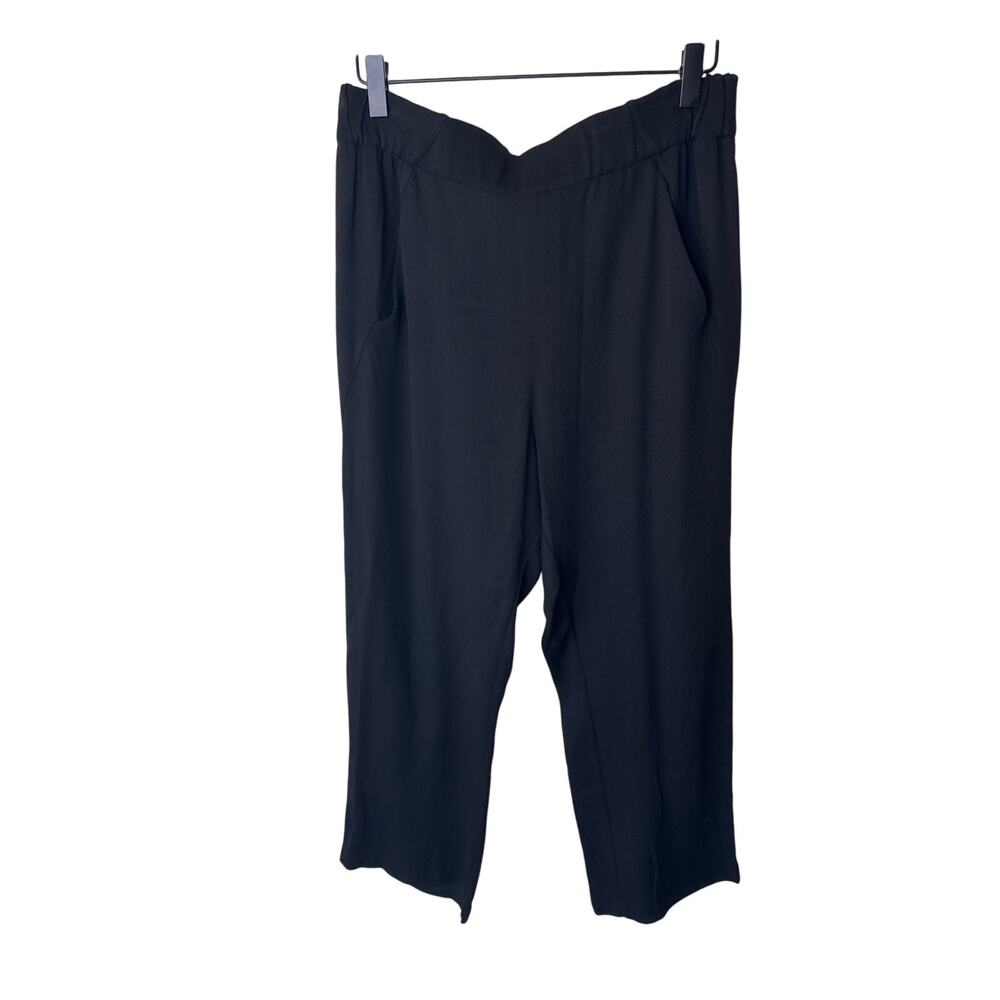 ZERO + MARIA CORNEJO Drapey Pull on Plants Black Size 6